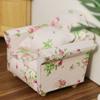 Dollhouse Couch with Pillow 1 12 Scale Miniature Sofa Arm Chair Living Room Furniture Wooden Fabric Frame Single Reading Chair Artificial House Room Scene Decoration (Pink) view 3