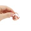 Dollhouse Miniature Vivid Teapot Tea Kettle 1:12 Scale Kitchen Copper Model Artificial House Decoration Food Ornament Accessories (Bronze) view 1