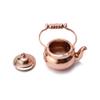 Dollhouse Miniature Vivid Teapot Tea Kettle 1:12 Scale Kitchen Copper Model Artificial House Decoration Food Ornament Accessories (Bronze) view 3