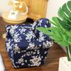 Dollhouse Couch with Pillow 1 12 Scale Miniature Sofa Arm Chair Living Room Furniture Wooden Fabric Frame Single Reading Chair Artificial House Room Scene Decoration (Blue) view 2