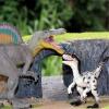 Gemini&Genius 2Pcs Spinosaurus Velociraptor Dinosaur Action Figure Toys Set, Large and Realistic Dinosaur Toy Set with Moveable Jaw and Hands, Dino Toy Figures, Collections, Plays, Displays for Kids view 4