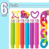 Mr. Pen- Pop Tubes Sensory Toys, 6 Pack, Large, Pop Tubes view 2