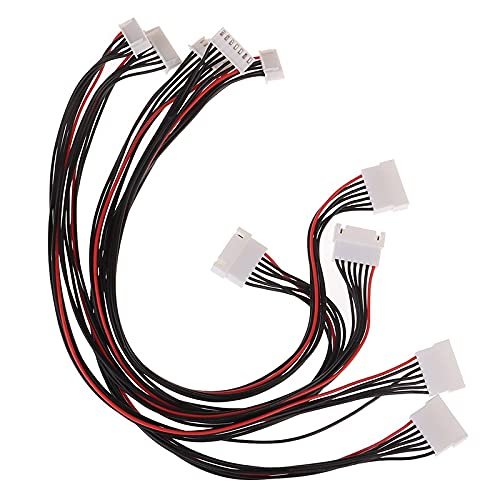 Replacement Part For 5Pcs XH2.54 7P 30cm 22AWG Lipo Balance Wire Extension Charged Cable Lead Cord