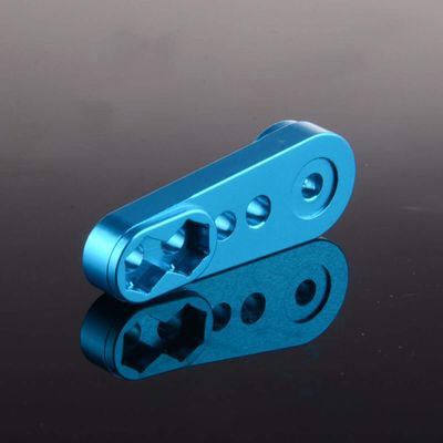 RC Aluminum Steering Servo Arm 17T 44MM Upgrade Parts For RC Model Car - (Color: Blue)