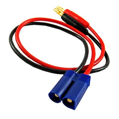 Replacement Part For 4MM 18AWG Wire Banana Plug EC2 Plug Adapter Charge Cable On X4 H501S Spare Parts