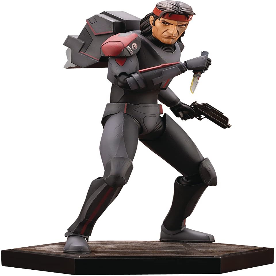 Kotobukiya Star Wars: The Bad Batch: Hunter ARTFX Statue, Multicolor