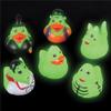 24 PCS Halloween Glow Ducks Bath Toys, Rubber Ducks for School Classroom Prizes, Glow in The Dark Duckies for Trick or Treating Goodie Bag Fillers, Halloween Party Favors Decorations view 1