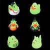 24 PCS Halloween Glow Ducks Bath Toys, Rubber Ducks for School Classroom Prizes, Glow in The Dark Duckies for Trick or Treating Goodie Bag Fillers, Halloween Party Favors Decorations view 2