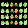 24 PCS Halloween Glow Ducks Bath Toys, Rubber Ducks for School Classroom Prizes, Glow in The Dark Duckies for Trick or Treating Goodie Bag Fillers, Halloween Party Favors Decorations view 3