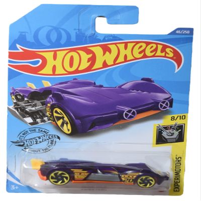 Hot Wheels Slide Kick, Purple 1:64 Scale Die-Cast Car, 4.3" W x 1.3" L x 6.5" H, 3+ Unisex Kids