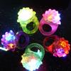 C&H Solutions 18 ct Novelty Flashing LED Bumpy Rings Blinking Soft Jelly Glow Party, Even view 2