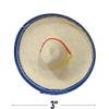 More Fiesta 12 Mini Sombrero, 3 Inches Wide Mini Hats for Cinco De Mayo Party for Bottles (12) view 2