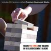 Jenga Giant Sport, Stacking Game with Tournament Chart & Travel Bag, Party Game for Kids & Adults, Stacks to 4 Feet view 4