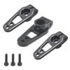 3Pack ShareGoo Metal 25T Servo Horn,25 Teeth Spline Steering Arm Server Rocker Compatible with Futaba Savox Power HD MG995 MG996 Servos Motors for RC On Road Touring Car Truck Models Boat (Black) view 2