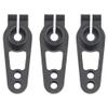 3Pack ShareGoo Metal 25T Servo Horn,25 Teeth Spline Steering Arm Server Rocker Compatible with Futaba Savox Power HD MG995 MG996 Servos Motors for RC On Road Touring Car Truck Models Boat (Black) view 4