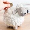 YKHB Ceramic Piggy Bank Home Decor, Cuddly Sheep Shape Stylish Design Coin Bank, Creative Bedroom Living Room Money Bank view 4