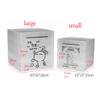 HMEI Piggy Banks 7. 8in Stainless Steel Piggy Bank Square Travel Money Bank 365- Day Plan Money Box Silver Coin Bank for Adults Must Break to Open Piggy Bank (Color : Piggy Bank A) view 2