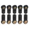 10Pcs ShareGoo M3 Tie Rod End Ball Head Holder Link 3mm Thread Ball Joint Compatible with Tamiya Redcat HSP Traxxas Axial SCX10 1/10 RC Car Truck Boat DIY Robot Airplane,L22mm (Black) view 1