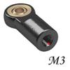 10Pcs ShareGoo M3 Tie Rod End Ball Head Holder Link 3mm Thread Ball Joint Compatible with Tamiya Redcat HSP Traxxas Axial SCX10 1/10 RC Car Truck Boat DIY Robot Airplane,L22mm (Black) view 3