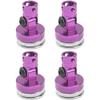 4Pack ShareGoo RC Magnetic Body Post,Alloy Magnetic Stealth Invisible Body Shell Mount Column Compatible with HSP Redcat Himoto Traxxas SCX10 Sakura 4WD 1/10 RC Car (Purple) view 1