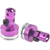 4Pack ShareGoo RC Magnetic Body Post,Alloy Magnetic Stealth Invisible Body Shell Mount Column Compatible with HSP Redcat Himoto Traxxas SCX10 Sakura 4WD 1/10 RC Car (Purple) view 4