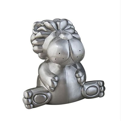YKHB Vintage Lion Piggy Bank, Creative Metal Alloy Coin Bank, Cute Money Bank, Perfect Birthday Christmas Day Gift for Girls Boys (Size : Small)