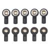 10Pcs ShareGoo M3 Tie Rod End Ball Head Holder Link 3mm Thread Ball Joint Compatible with Redcat HSP Traxxas Axial 1/10 RC Car Truck Boat DIY Robot Airplane,L18mm view 2