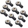 10Pcs ShareGoo M3 Tie Rod End Ball Head Holder Link 3mm Thread Ball Joint Compatible with Redcat HSP Traxxas Axial 1/10 RC Car Truck Boat DIY Robot Airplane,L18mm view 3