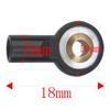 10Pcs ShareGoo M3 Tie Rod End Ball Head Holder Link 3mm Thread Ball Joint Compatible with Redcat HSP Traxxas Axial 1/10 RC Car Truck Boat DIY Robot Airplane,L18mm view 4