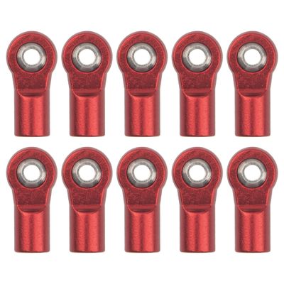 10Pcs ShareGoo M4 Ball Joint,M4 Tie Rod End 4mm Thread Ball Head Holder Link Compatible with Axial SCX10-II 90046 90047 D90 TRX-4 1/10 RC Crawler Car,L20mm