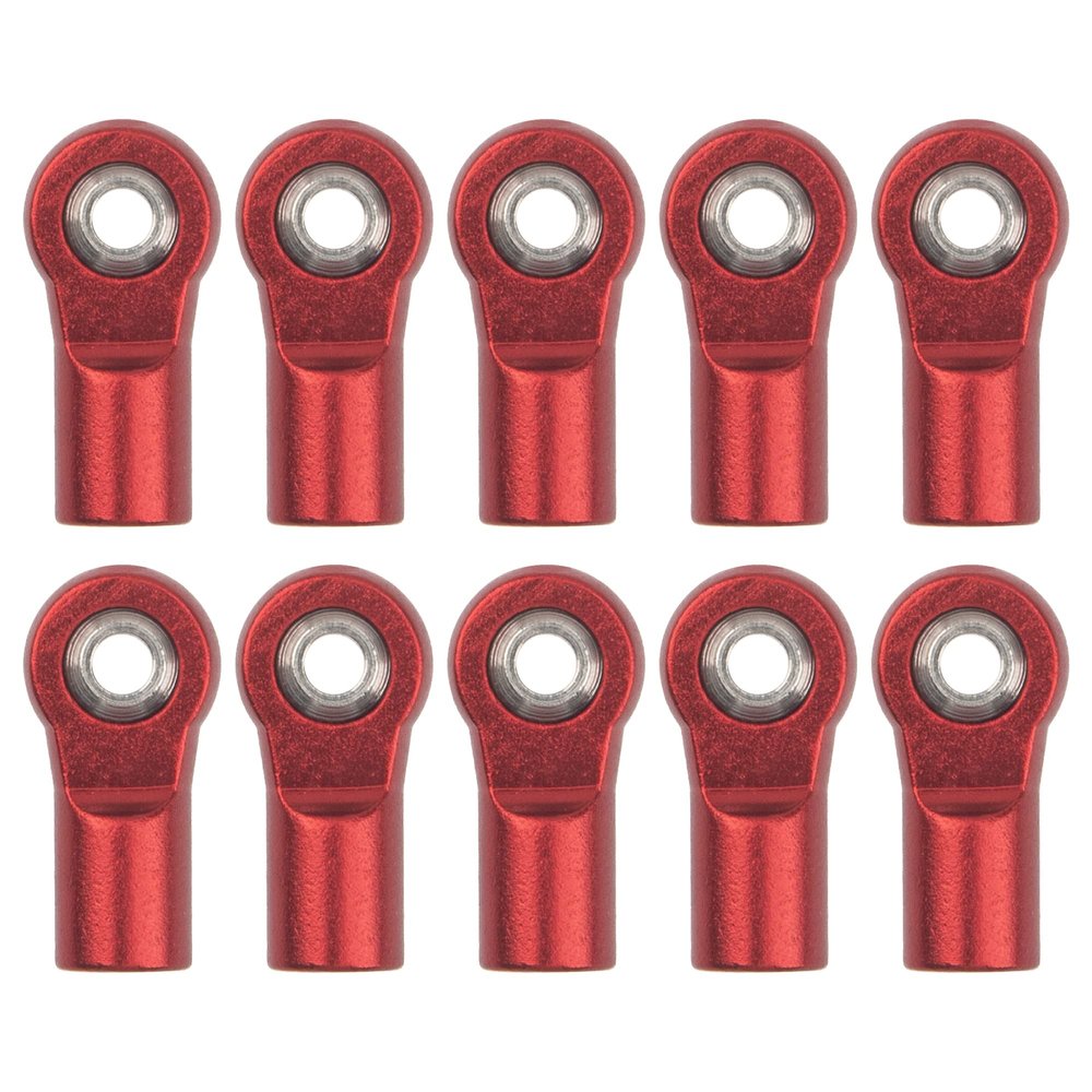 10Pcs ShareGoo M4 Ball Joint,M4 Tie Rod End 4mm Thread Ball Head Holder Link Compatible with Axial SCX10-II 90046 90047 D90 TRX-4 1/10 RC Crawler Car,L20mm