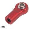 10Pcs ShareGoo M4 Ball Joint,M4 Tie Rod End 4mm Thread Ball Head Holder Link Compatible with Axial SCX10-II 90046 90047 D90 TRX-4 1/10 RC Crawler Car,L20mm view 4