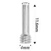12Pack ShareGoo Hard Steel M4x11.5mm Driveshafts Screw Pins Compatible with Axial SCX10 90046 Traxxas TRX-4 D90 Tamiya CC01 1/10 RC Crawler Car view 2