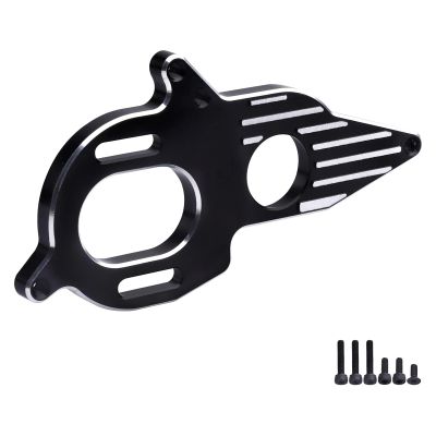 Aluminum Adjustable Motor Mount Plate Adapter for 1/10 Arrma Granite Mega Typhon Big Rock Senton 3S & Kraton Outcast 4S (Black)