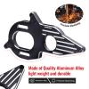 Aluminum Adjustable Motor Mount Plate Adapter for 1/10 Arrma Granite Mega Typhon Big Rock Senton 3S & Kraton Outcast 4S (Black) view 3