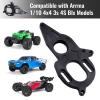 Aluminum Adjustable Motor Mount Plate Adapter for 1/10 Arrma Granite Mega Typhon Big Rock Senton 3S & Kraton Outcast 4S (Black) view 4