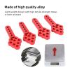 CNC Metal RC Car Shock Absorber Mount Adjust Height Angle Stand for Axial SCX10 90046 D90 D110 RC Crawler Car Truck Models Upgrades (Red) view 3