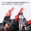 CNC Metal RC Car Shock Absorber Mount Adjust Height Angle Stand for Axial SCX10 90046 D90 D110 RC Crawler Car Truck Models Upgrades (Red) view 4