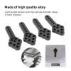 CNC Metal RC Car Shock Absorber Mount Adjust Height Angle Stand for Axial SCX10 90046 D90 D110 RC Crawler Car Truck Models Upgrades (Black) view 3
