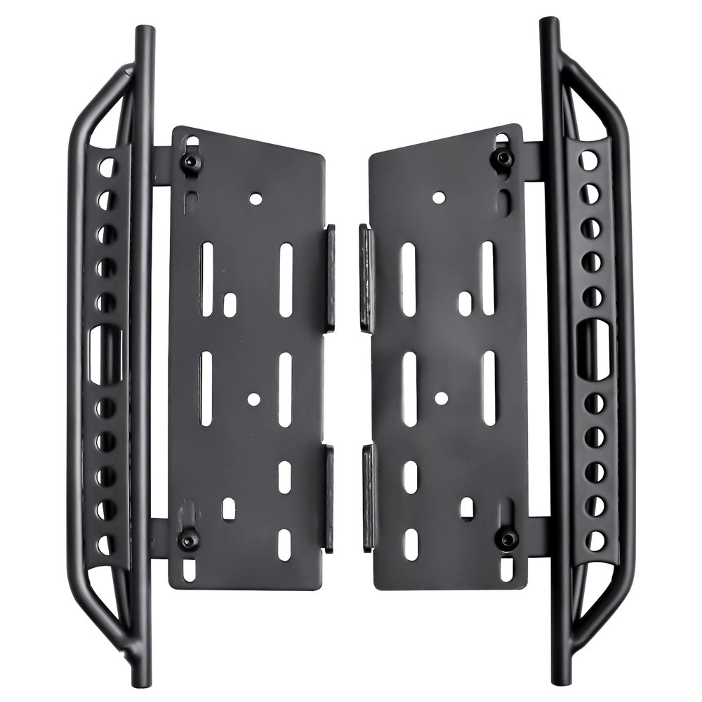 AllinRC RC Car Pedals RC Side Board 2pcs RC Steps Plate Rock Sliders for 1:10 RC Crawler Axial SCX10 II 90046 Redcat Gen 7