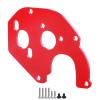 AllinRC RC Motor Mount Aluminum Motor Plate Gearbox Adapter for Axial SCX24 Gladiator Bronco C10 JLU Deadbolt 1/24 Crawler Upgrade Parts (Red) view 1