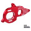 AllinRC Aluminum Adjustable Motor Mount Plate Adapter for Arrma Granite Mega Typhon Big Rock Senton 3S Kraton Outcast 4S 1/10 BLX Models(Red) view 1