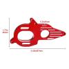 AllinRC Aluminum Adjustable Motor Mount Plate Adapter for Arrma Granite Mega Typhon Big Rock Senton 3S Kraton Outcast 4S 1/10 BLX Models(Red) view 2