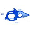 AllinRC Aluminum Adjustable Motor Mount Plate Adapter for Arrma Granite Mega Typhon Big Rock Senton 3S Kraton Outcast 4S 1/10 BLX Models(Navy Blue) view 2