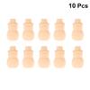 10pcs Cake Topper for Wedding Party Blank Cake Topper Snowman Peg Doll Peg Dolls Blank Peg Unfinished Snowman Unfinished Wood Snowman Waldorf Wooden Crafts Child view 3