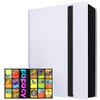 2026Trading Card Binder 9 Pocket, Premium Sports Collection Binder Game Cards Book with Sleeves Side Loading, Anti-open Strap Double Sided Waterproof 360 Card Folder view 1