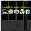 2026Trading Card Binder 9 Pocket, Premium Sports Collection Binder Game Cards Book with Sleeves Side Loading, Anti-open Strap Double Sided Waterproof 360 Card Folder view 2