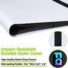 2026Trading Card Binder 9 Pocket, Premium Sports Collection Binder Game Cards Book with Sleeves Side Loading, Anti-open Strap Double Sided Waterproof 360 Card Folder view 4
