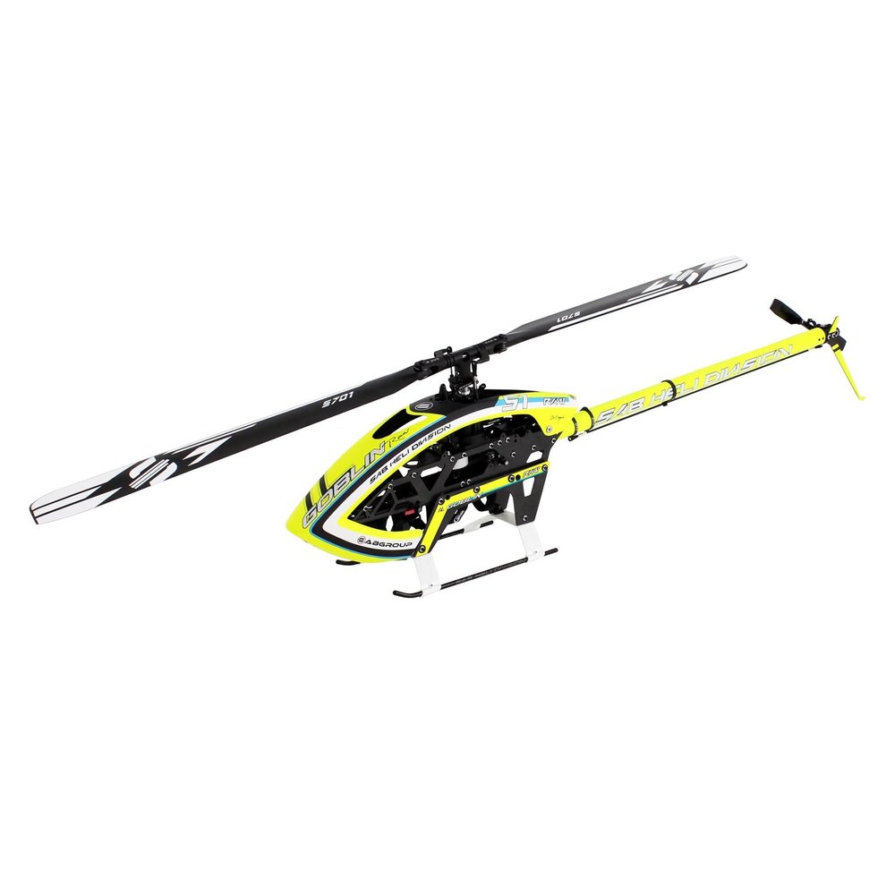 SAB ilGoblin RAW with Aluminum Tail Boom, Without Battery& Electronics - Electric Remote Control Helicopter, RC Helicopter SAB Goblin Unassembled Kits Size 700 for Adults