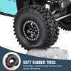 Hobbyfire 4Pcs 1.9 Inch 1/10 Rock Crawler Tires 120mm Outer Diameter Foam Inserts for Axial SCX10 II III Traxxas TRX 4 Redcat Gen 8 RC4WD TF2 RC Car view 4